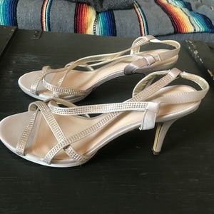 Sexy Nina Satin Strap Heels Worn Once 9